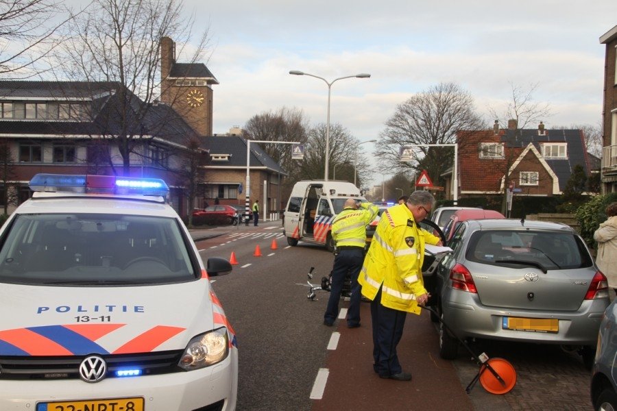 Ongeval letsel Koningin Julianalaan Katwijk